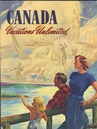 1953 Canada Vacations Unlimited Travel Bureau Booklet
