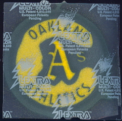 description this is a beautiful patch team oakland a s style team logo 