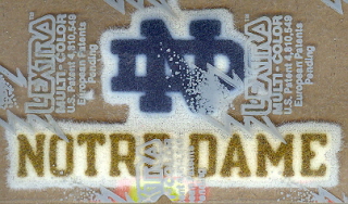 Notre Dame 3 inch Lextra Iron On Logo Patch  