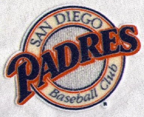 San Diego Padres 3 inch Lextra Iron On Logo Patch  