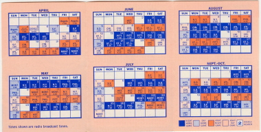 1977 & 78 Los Angeles Dodger Pocket Schedules Union Oil  